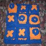 Chunky Knit Tic Tac Toe Game | Sensory Play Mat, Kids Gift | Handmade Soft Play Image 10