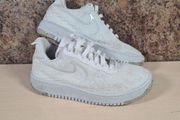 Nike Air Force One Af1 Crater Flyknit Summit White Trainers Runners Size Uk 6 Eu 40 Womens Boys Girls