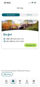 travel ticket jfk return. Name can be changed for 100 euro