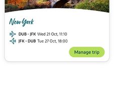 travel ticket jfk return. Name can be changed for 100 euro