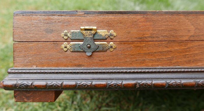 Antique Cutlery Box, Wooden