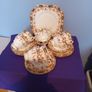 21 piece ARKLOW  Fine BONE CHINA Tea Set.  " Royal Linden " Image 2