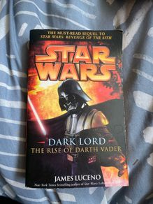 Paperback star wars book: the rise of Darth Vader