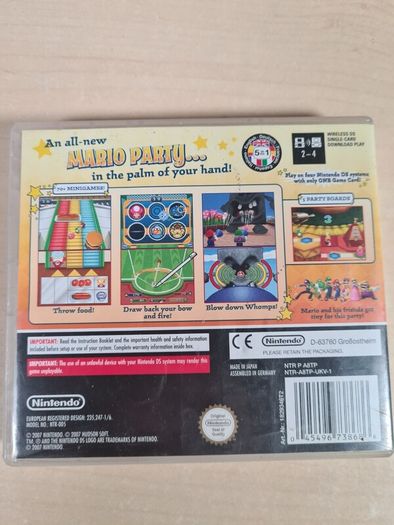 Nintendo DS MARIO PARTY DS with manual