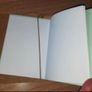Handmade leather personal size notebook passport diary holder 17cm x 11cm with 4 elastics to hold your notebooks diaries etc and also a pen loop and a handmade notebook also FREE STANDARD POSTAGE INCLUDED Image 5