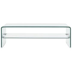Coffee Table Clear 98x45x31 cm