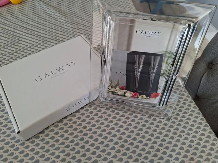 Galway Crystal Bowl and Photo frame