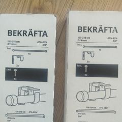 Curtain poles
