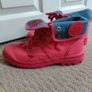 Casual Sport Style Red Denim Ankle boots,size 39 Image 3