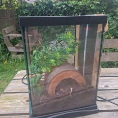 Terrarium with heater