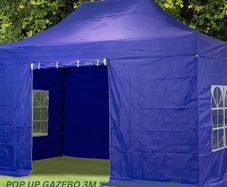 Heavy Duty Pop Up Gazebo Steel 40mm Hex 3m x 4.5m