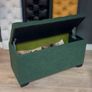 Elegance Boucle Ottoman with Storage 100x40cm Image 8