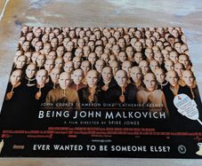 Being John Malkovich UK mini Quad poster
