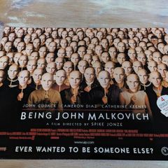 Being John Malkovich UK mini Quad poster