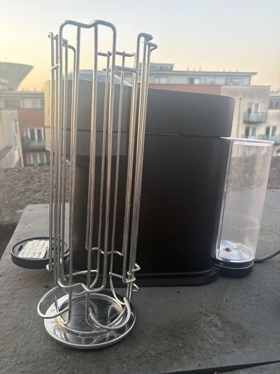 Nespresso vertuo coffee machine and pod holder