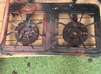 Double ring gas burner