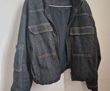 Zara Puffer Denim Jacket