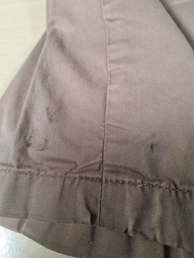 Mens Calvin Klein brown chinos Size W 32 L 32 zip fly A