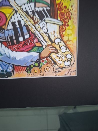 New Music Signed Print by Tesfaye Nefusse