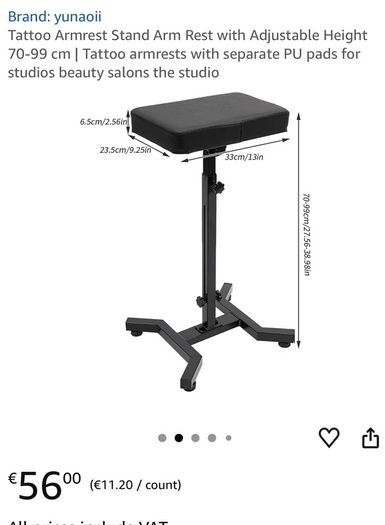Tattoo/beauty Arm Rest