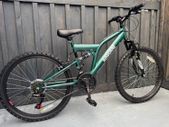 Kids 24 inch full suspension mountain bike