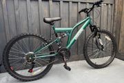 Kids 24 inch full suspension mountain bike