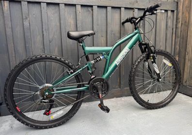 Kids 24 inch full suspension mountain bike