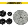 BRAND NEW 3.75 Inch 4 Jaws Lathe Chuck Set W/ Bevel Gear Screw Wrench Full Steel Body Durable Self-Centering for Woodworking Milling Image 4