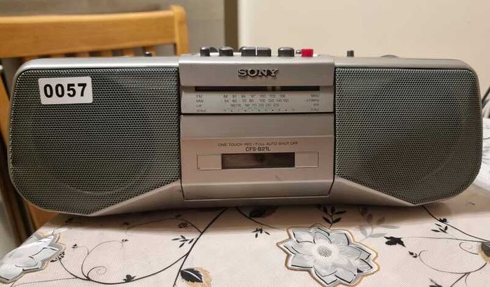 From 2001  Sony CFS-B21L, working only as radio, cassette deck broken, no motor.
