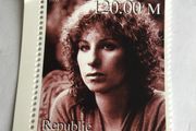 Rare postage stamp - Barbara Streisand