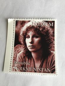 Rare postage stamp - Barbara Streisand