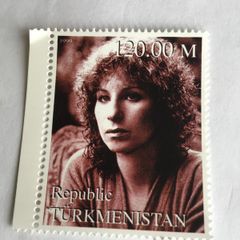 Rare postage stamp - Barbara Streisand
