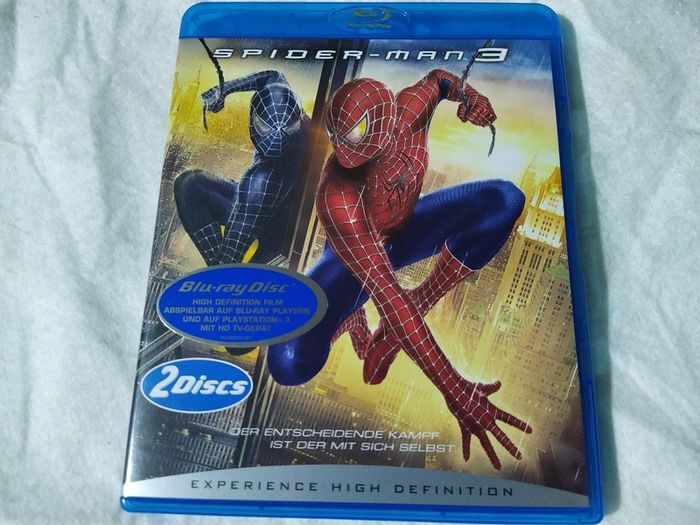Spiderman 3 Blu-ray 2 disc