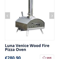 luna woodfired pizza oven