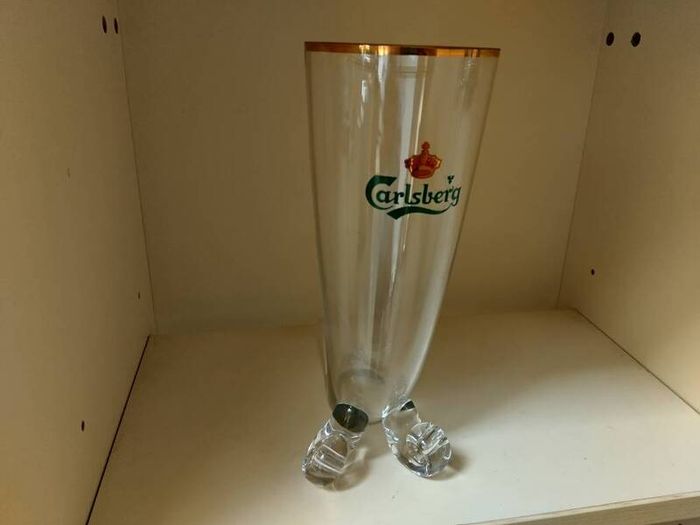 Carlsberg vintage horn glasses