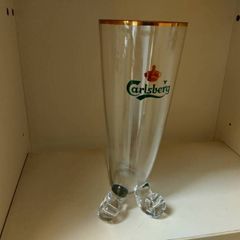Carlsberg vintage horn glasses