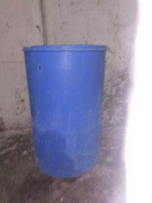 plastic barrels