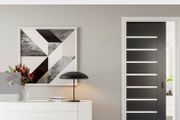 Deanta style Brand new black Glass Door
