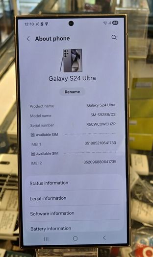 Samsung Galaxy S24 Ultra 256GB 12GB, Unlocked (Was MDM)