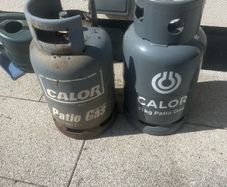 gas bottles x 2 empty