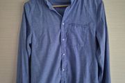 Blue Long Sleeve Mens Shirt
