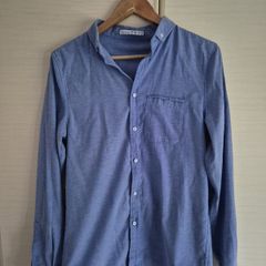 Blue Long Sleeve Mens Shirt