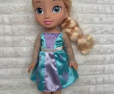 Disney Frozen Toddler Elsa Doll Royal Reflection Eyes Dirty Used Please see pictures