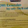 1080P HDMI Extender to RJ45 Adapter Cable, 30M Transmission Distance CAT5e CAT6 LAN Ethernet Image 3
