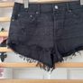 shorts  Bershka size 10 black frayed end style Image 3