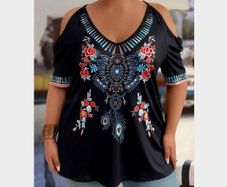 Beautiful Boho Style Top size 20