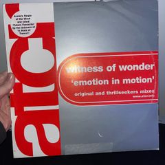 Witness of wonder - emotion in motion 12" vinyl