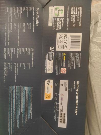 Swann Master-Series NVR 4K 4 Camera & 8 Channel S