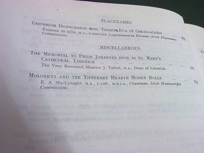 North Munster studies Limerick Tipperary Clare history archaeology