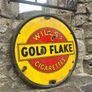 Wills Gold Flake Enamel Round Sign Image 3